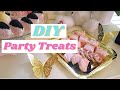 Baby shower dessert table treats  diy easy candy bar ideas for party