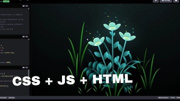 Blooming Flowers Animation - HTML, CSS & JS