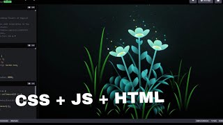 Blooming Flowers Animation - HTML, CSS & JS