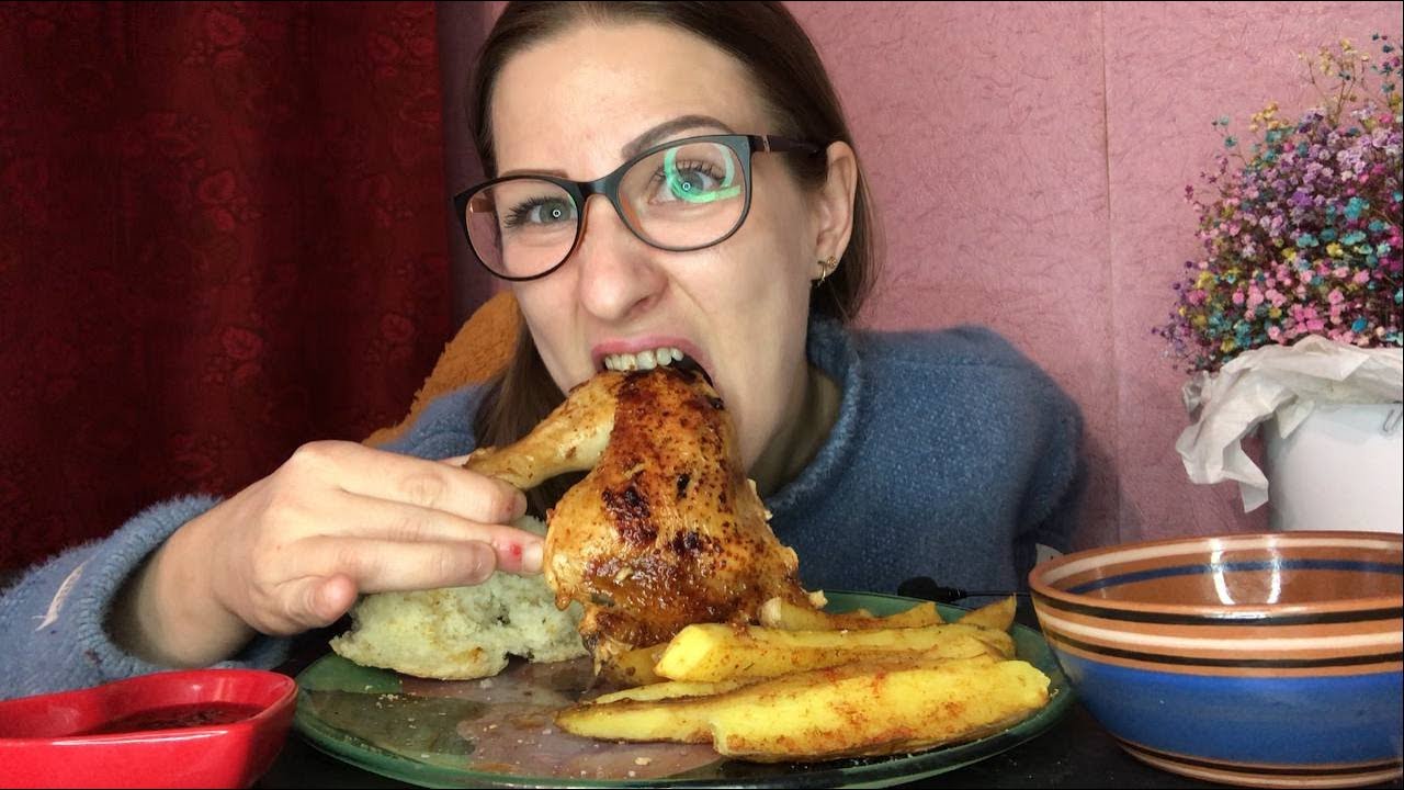 Цыпленок табака с картошкой по-деревенски отвечаю на вопрос - YouTube