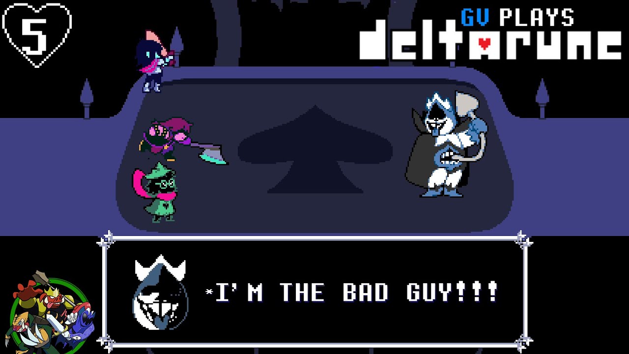 Fighting the Bad Guy! King and The Fountain! (Episode 5) Deltarune: Chapter 1 FINALE
