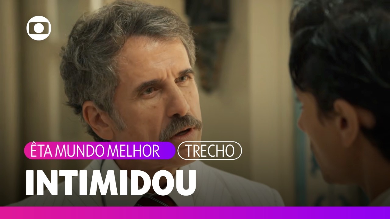 Ernesto vai intimidar Estela no hospital e diz não lhe acontecerá nada | Êta Mundo Melhor | TV Globo