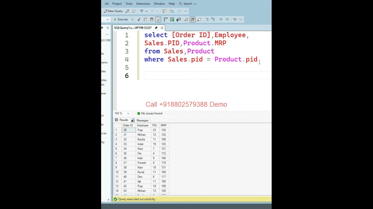 SQL Server Join Query 
