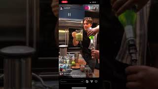 SCRUBS ACTORS Zach Braff & Donald Faison make an Appletini on IG Live