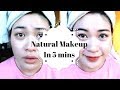 Natural Makeup Tutorial For Beginners | Last Minute Date Night