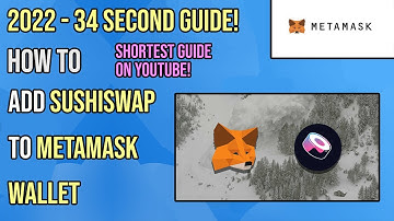How To Add SushiSwap (SUSHI) To MetaMask | 34 second guide - 2022