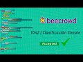Beecrowd, problema 1042-Clasificador Simple. Solución en C++