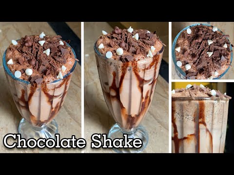 Chocolate Shake | Homemade - No Ice Cream added! Super delicious recipe.