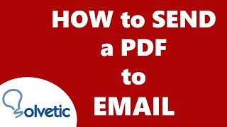How to SEND a PDF Document to EMAIL ✅✉️✅