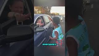 everyone's face lit up with a smile when they did this in the traffic