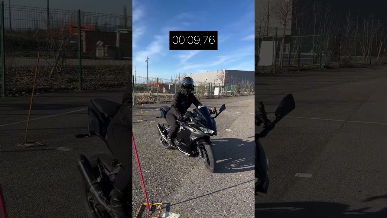 Je repasse mon plateau avec ma propre moto ! 