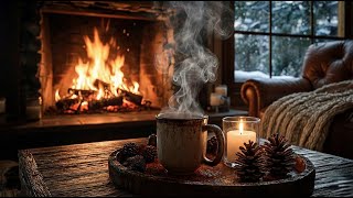 Download Lagu Soft Acoustic Guitar to Unwind \u0026 Let Go | Fireplace, Coffee \u0026 Quiet Comfort (2 Hours) MP3