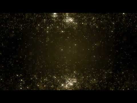 Particles Gold Bokeh Glitter Awards Dust Abstract Background Loop 4K