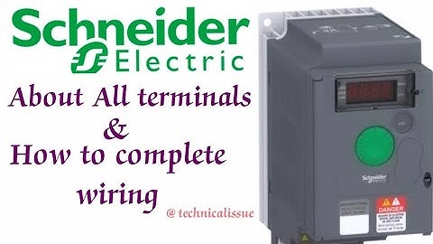 Schneider ATV310, All terminals uses. #schneider #drive #vfd