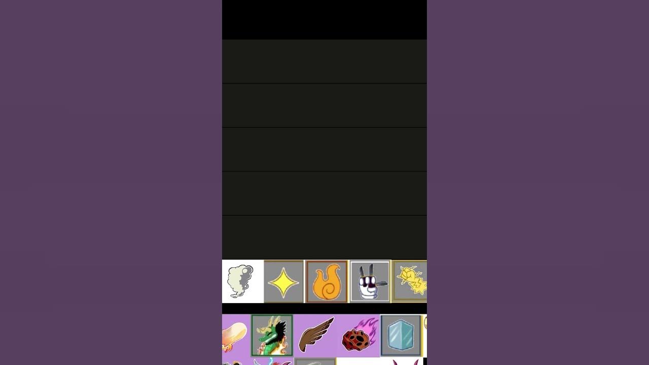 Create a Frutas blox fruits 2023 atualização raça v4 Tier List