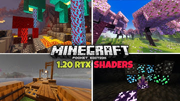 MCPE RTX SHADERS 1.20: The Best SHADER For Minecraft PE 1.20+ [No clickbait*]🤩