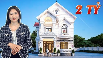 Ngắm Nhìn Mẫu Biệt Thự Mái Thái Tân Cổ Điển Đẹp 2 Tỷ Tại Tân Trụ, Long An