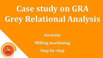 Grey Relational Analysis - Initial and Optimal Parameter setting - Milling