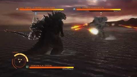 GODZILLA PS4 : Godzilla 2014 vs Kiryu vs SpaceGodzilla