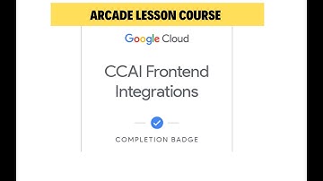CCAI Frontend Integrations course quiz answer | #qwiklabs | #arcade