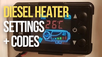 Chinese Diesel Heater Settings & Error Codes Explained (E01–E08 Guide)
