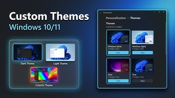 Windows Custom Themes Tutorial (Make Your PC Look Amazing!)