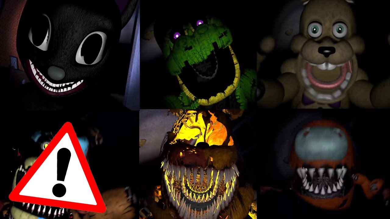 All Fnaf Jumpscares 1-4: Play Online For Free On Playhop