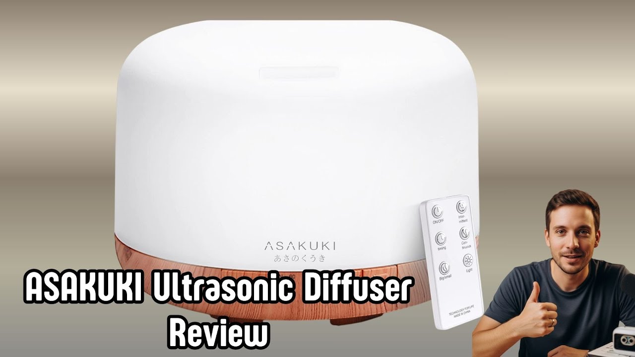 ASAKUKI Ultrasonic Diffuser Review - Top 5 Best Essential Oil Diffusers under $39   Pros & Cons, Hon