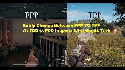 PUBG Mobile Trick Change Between TPP to FPP In game