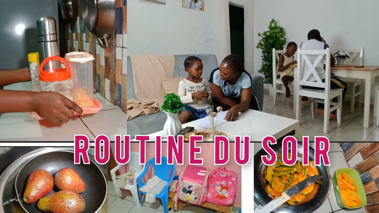 ROUTINE DU SOIR EN FAMILLE , ASTUCES GAIN DE TEMPS/ JOURNÉE RÉUSSIE/ ORGANISATION DU SOIR