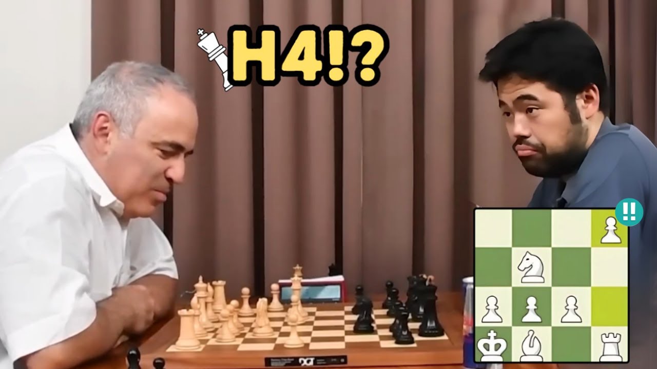 Kasparov Trolls Hikaru with 1.h4!