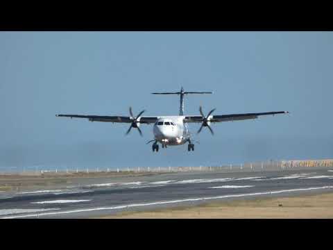 Wellington Airport | Air New Zealand | ATR 72-600 (ZK-MVP) landing RWY34