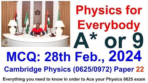 2023 IGCSE Physics 0625 Oct./Nov. Paper 2 Variant 2 0625/22/O/N/23