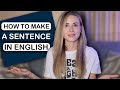 English Sentence Structure and Word Order in English