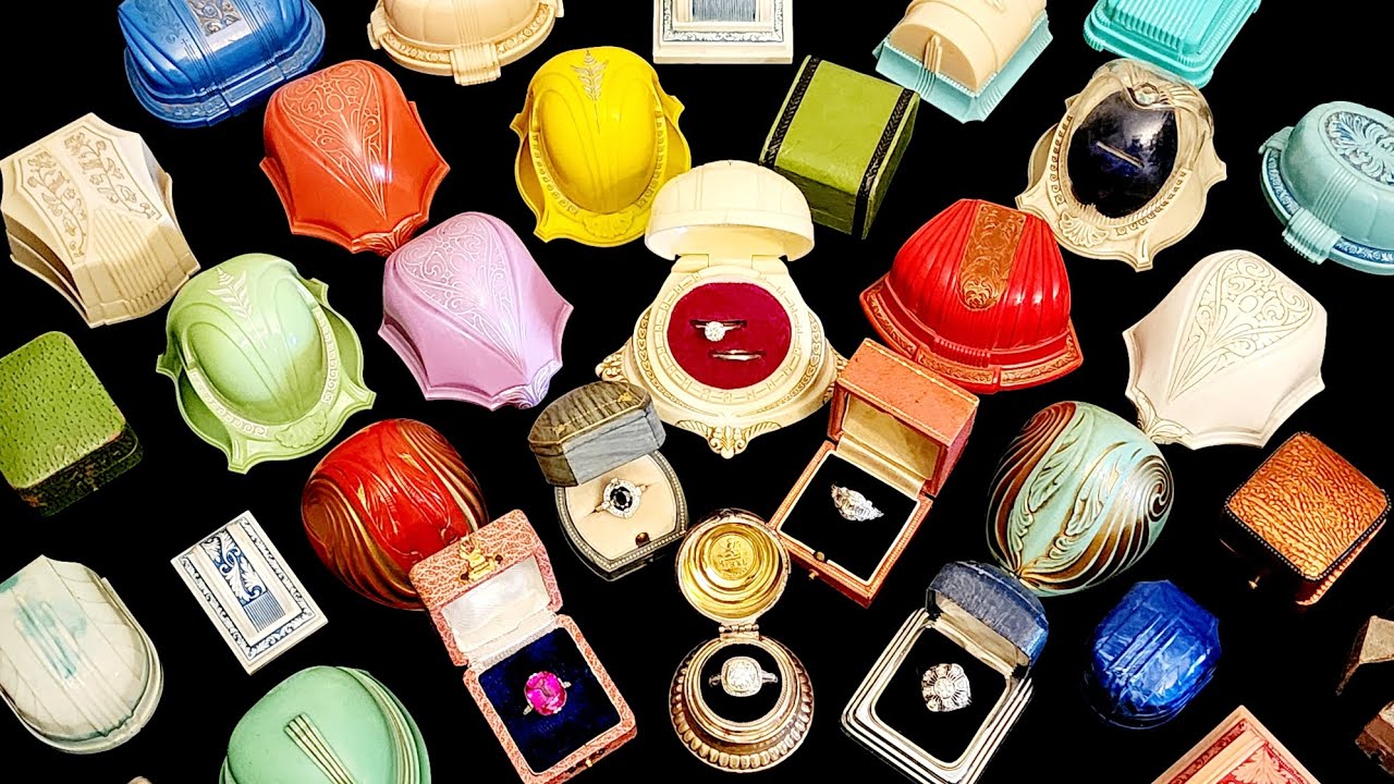 STOP! DON'T REACH OVER THESE! RING BOXES WORTH MORE THAN JEWELRY