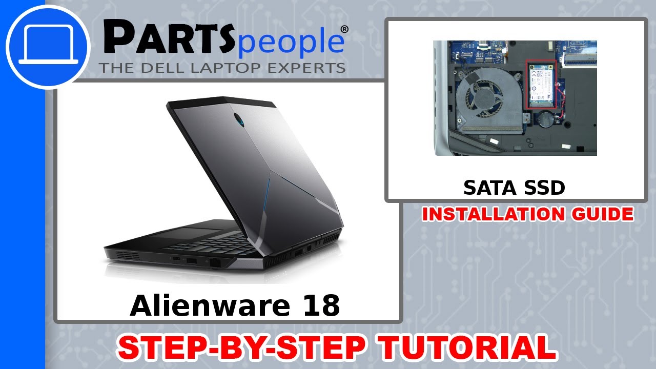 Dell Alienware 18 (P19E001) mSATA SSD How-To Video Tutorial - YouTube