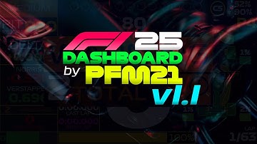 F1 25 SimHub Dashboard by PFM21 - v1.1 [DOWNLOAD IN THE DESCRIPTION]
