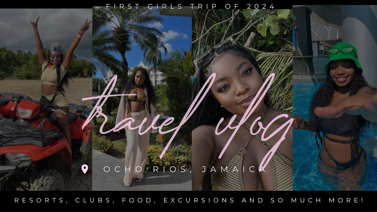 JAMAICA VLOG| Ocho Rios, Jamaica: ATVs, Clear Kayak Photoshoot, Clubs and ETC!🇯🇲🌴| ItsDestinyLove