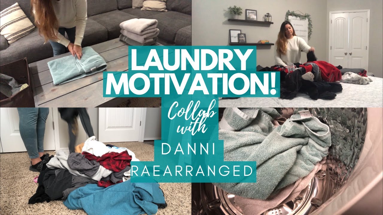 EXTREME LAUNDRY MOTIVATION 2021! Do laundry with me! Collab with Danni RaeArranged!