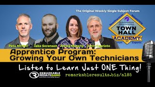 Full Town Hall Academy  185 Apprentice Program   Grow Your Own Technicians News