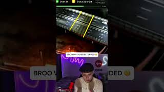BROO WAS OVEREXTENDED 🧐 #streamer #highlights #planegame #aviamasters #shorts