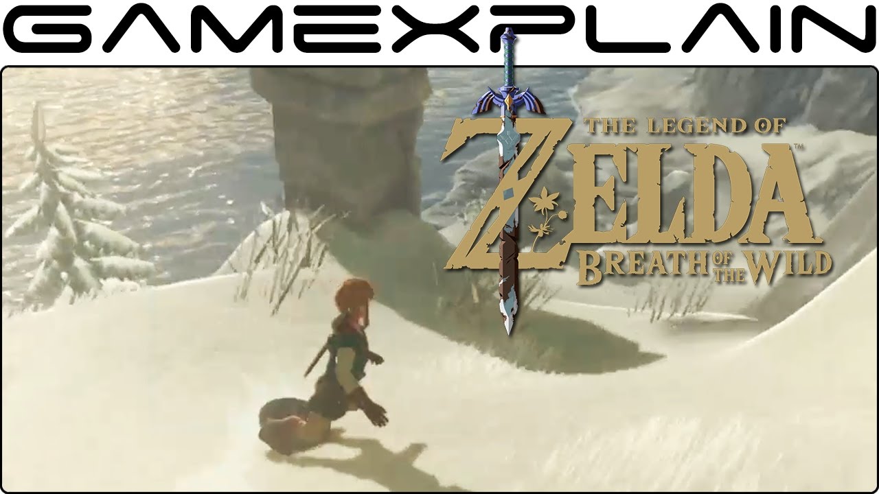 Nintendos Happy Holidays Video With New Zelda Breath Of The Wild pertaining to how to snowboard in botw regarding  House