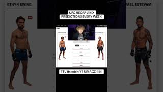 UFC RECAP AND PREDICTIONS EVERY WEEK!!! TTV itscobin YT MMACOBIN #fyp #ufc #ufcrecap #ethynewing
