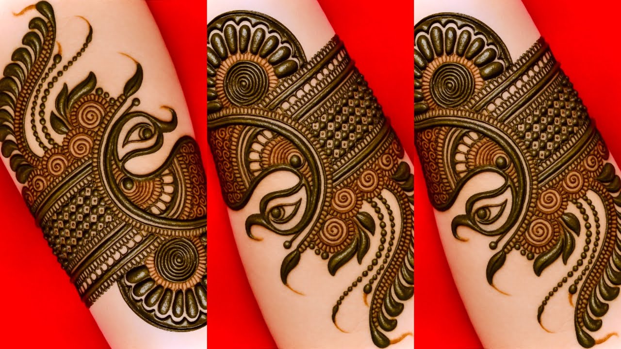 Красивые 3D-рисунки мехенди на всю руку | Sawan Special Mehendi | Свадебные мехенди | Легко