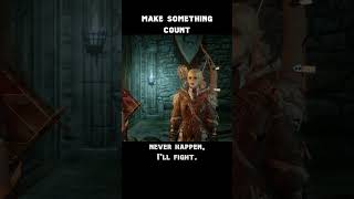 make something count — Dragon age : Inquisition dialogue scene