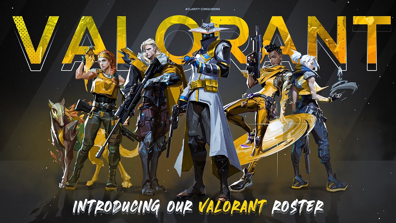 Introducing our NEWEST Valorant roster!