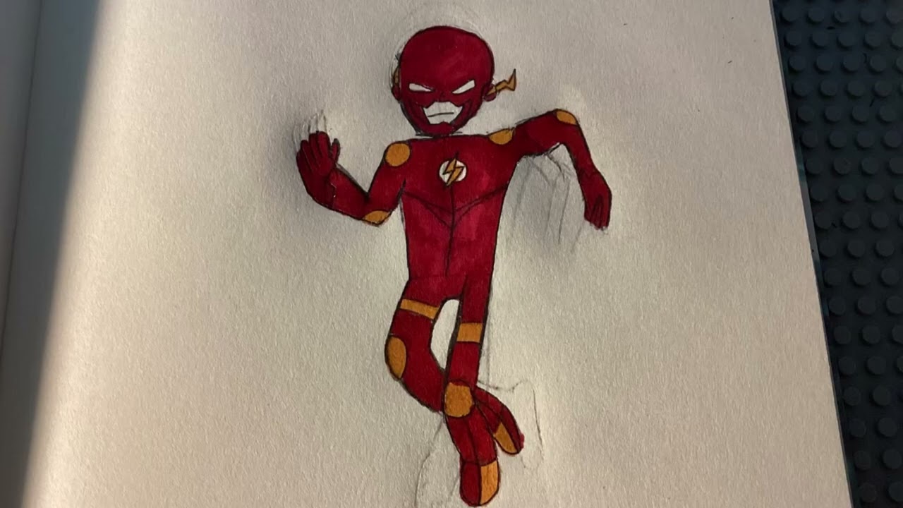 Flash speed paint time lapse