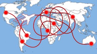 I Connected the ENTIRE WORLD with ONE LINE of Planes! | Fly Corp screenshot 1