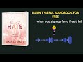 Twisted Hate Audiobook Summary | Ana Huang Enemies-to-Lovers Romance