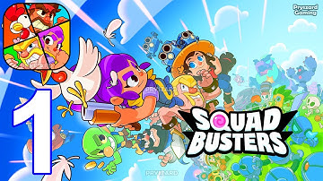 Squad Busters - Gameplay Part 1 Tutorial, Global Release, Online Multiplayer (iOS, Android Gameplay)